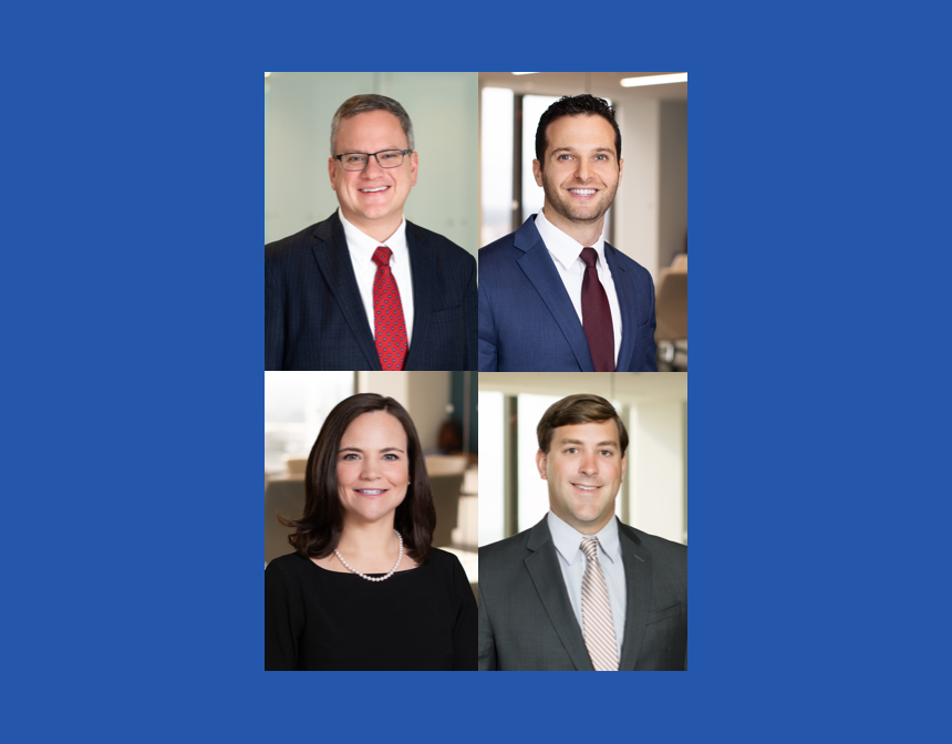 Top L-R: Alex Long, Tom BenGera; bottom L-R: Christy Trimmer, Lucas Garber; images courtesy of Shumaker.